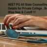neet pg state counselling