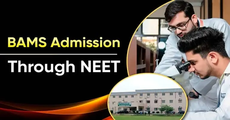 BAMS College Counselling with fees & Cutoff NEET 2026